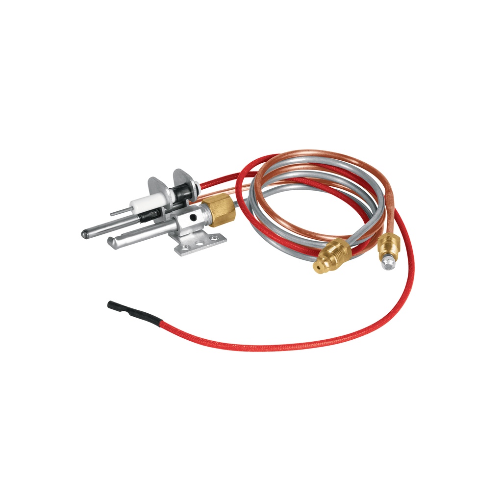 [T46149] Termopar tipo flauta con bujía, 60 cm, Foset
