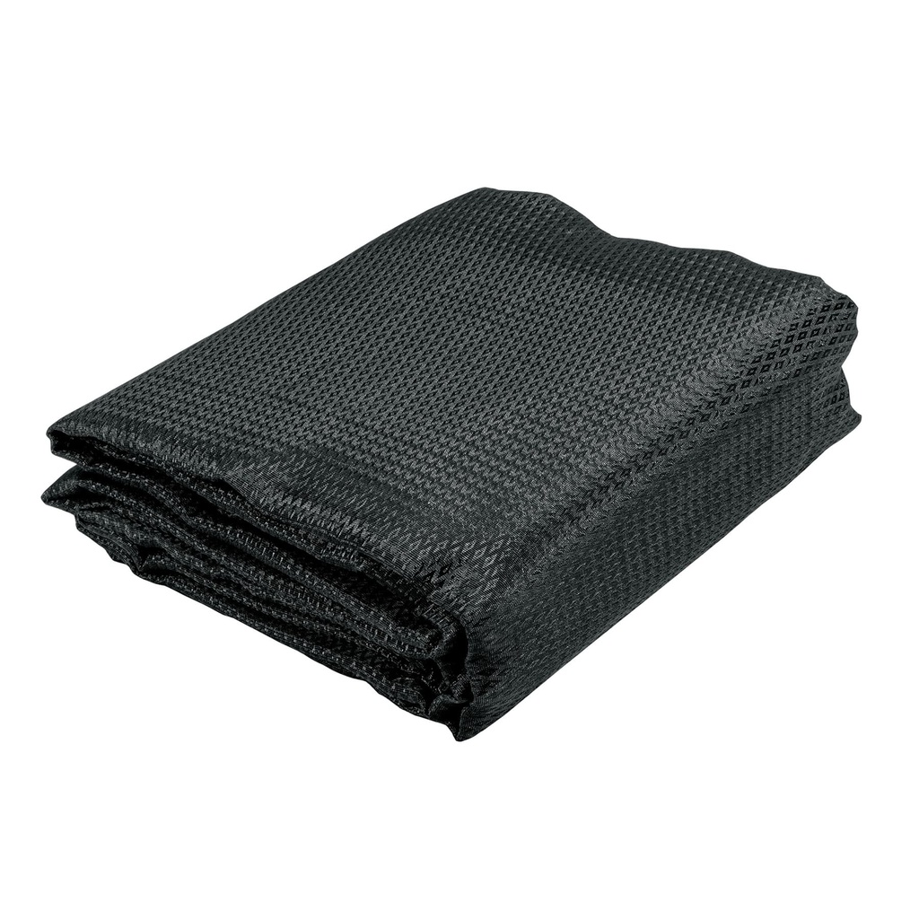 [T44708] Toldo negro de 3 m de polietileno 80% sombra, ancho 3.60 m