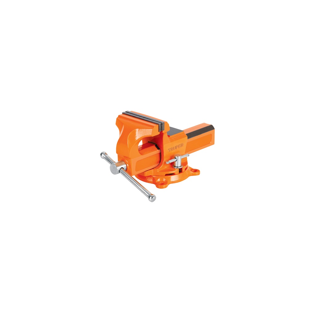 [T100199] Tornillo de banco 4' tipo europeo de hierro nodular, Truper