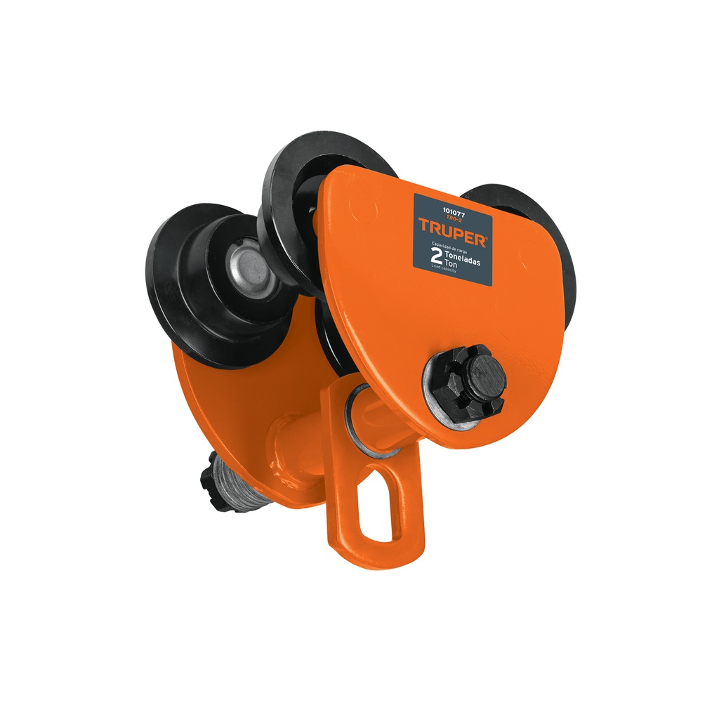Trole de carga 2 ton para vigas IPS e IPR, ajustable, Truper