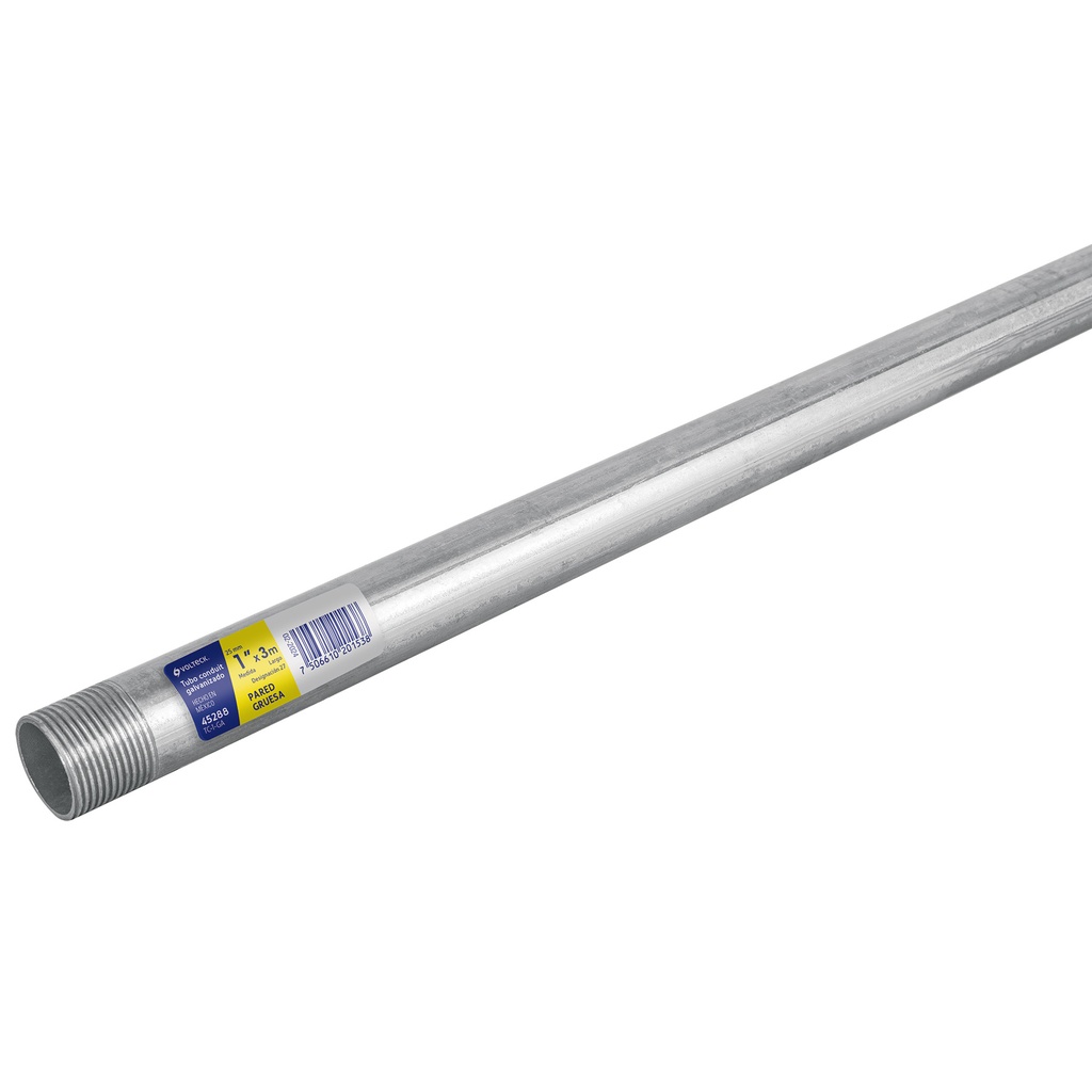 Tubo Conduit 1' galvanizado 3 m pared gruesa, et. Amarilla - Pag 435