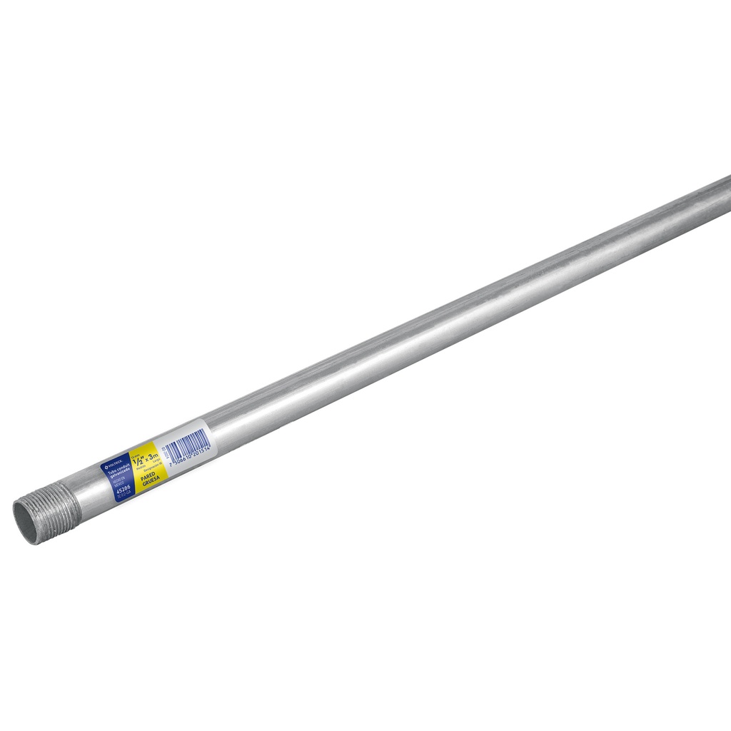Tubo Conduit 1/2' galvanizado 3 m pared gruesa, et. Amarilla - Pag 435
