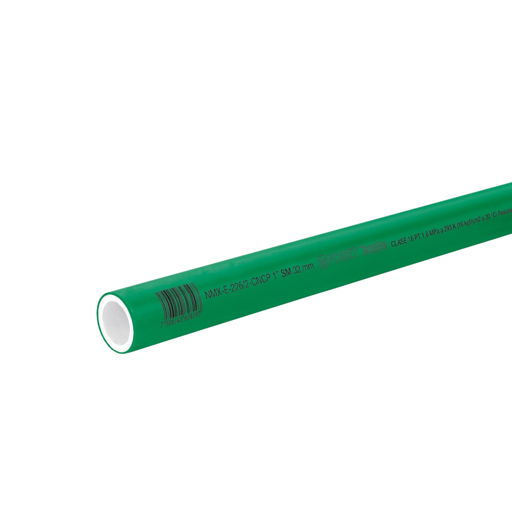 [T49899] Tubo de 1' de PPR hidráulico de 4 m, Foset