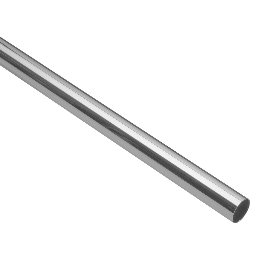[T45896] Tubo redondo de 3.0 m en aluminio para closet, Hermex