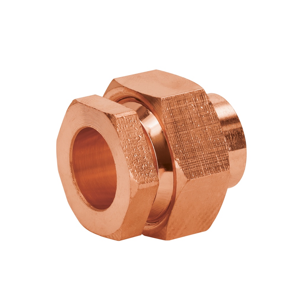 [T49659] Tuerca unión de latón cobrizado 1/2', Foset