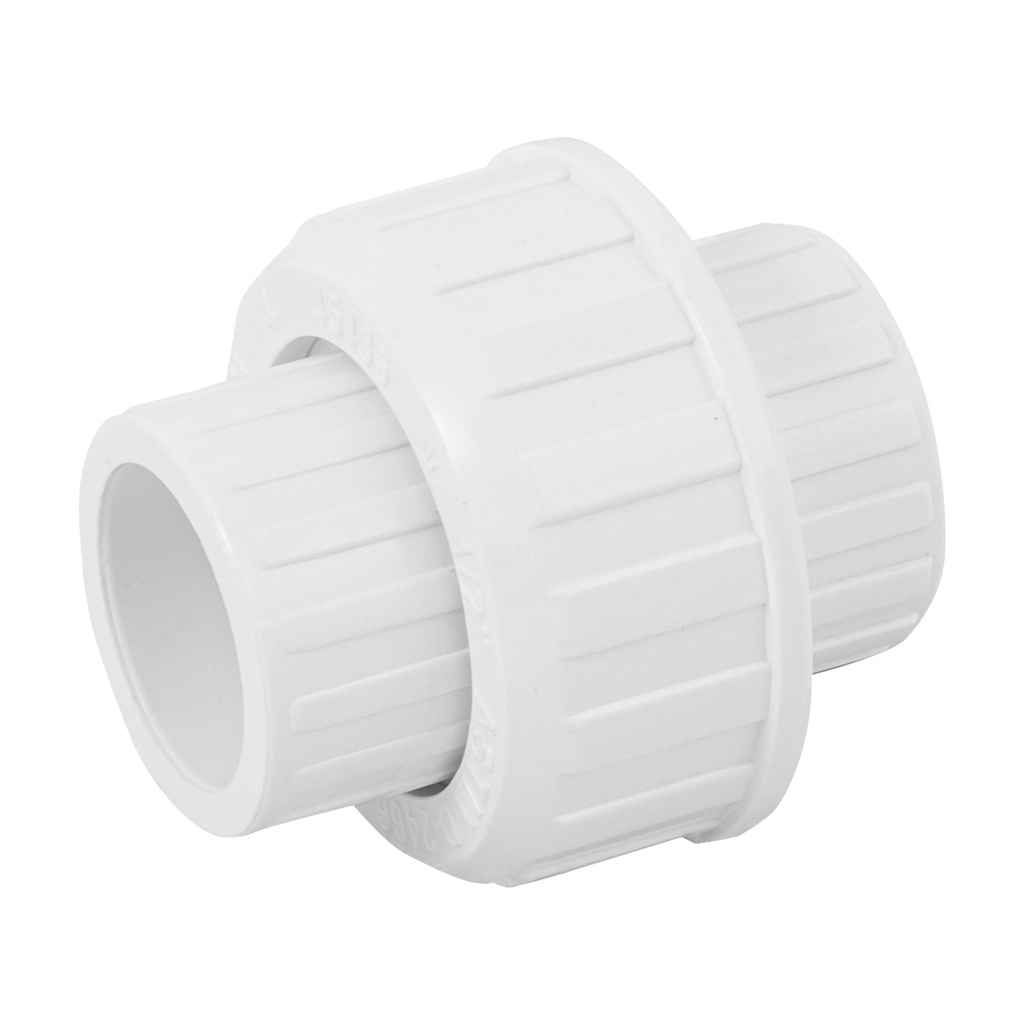 Tuerca unión lisa de PVC 1/2', Foset - Pag 697