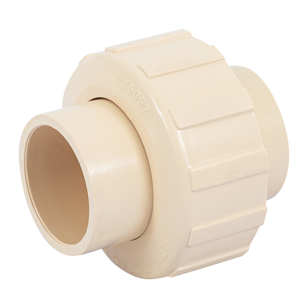 Tuercas unión lisas de CPVC