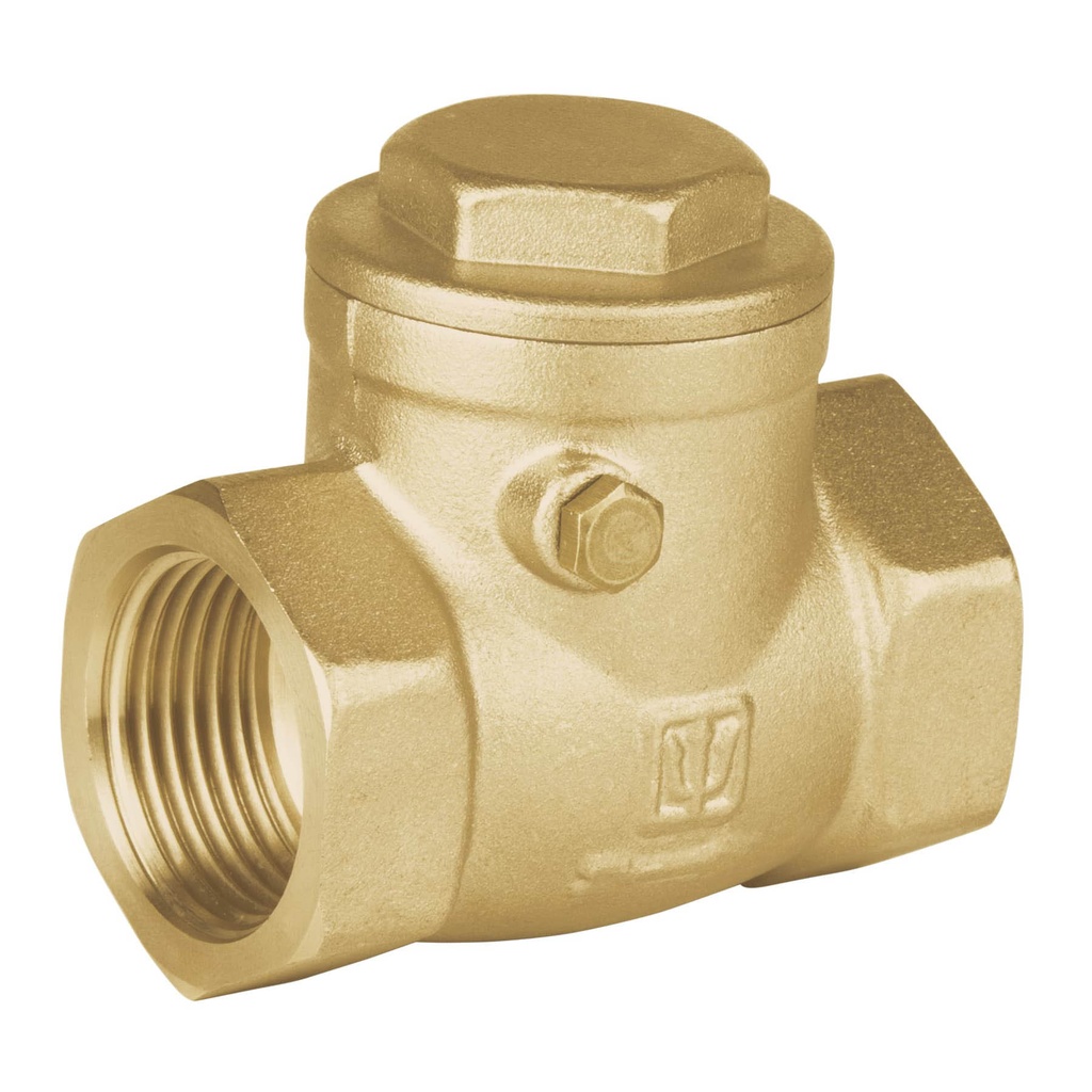 Válvula check horizontal de latón, 3/4', Foset - Pag 537
