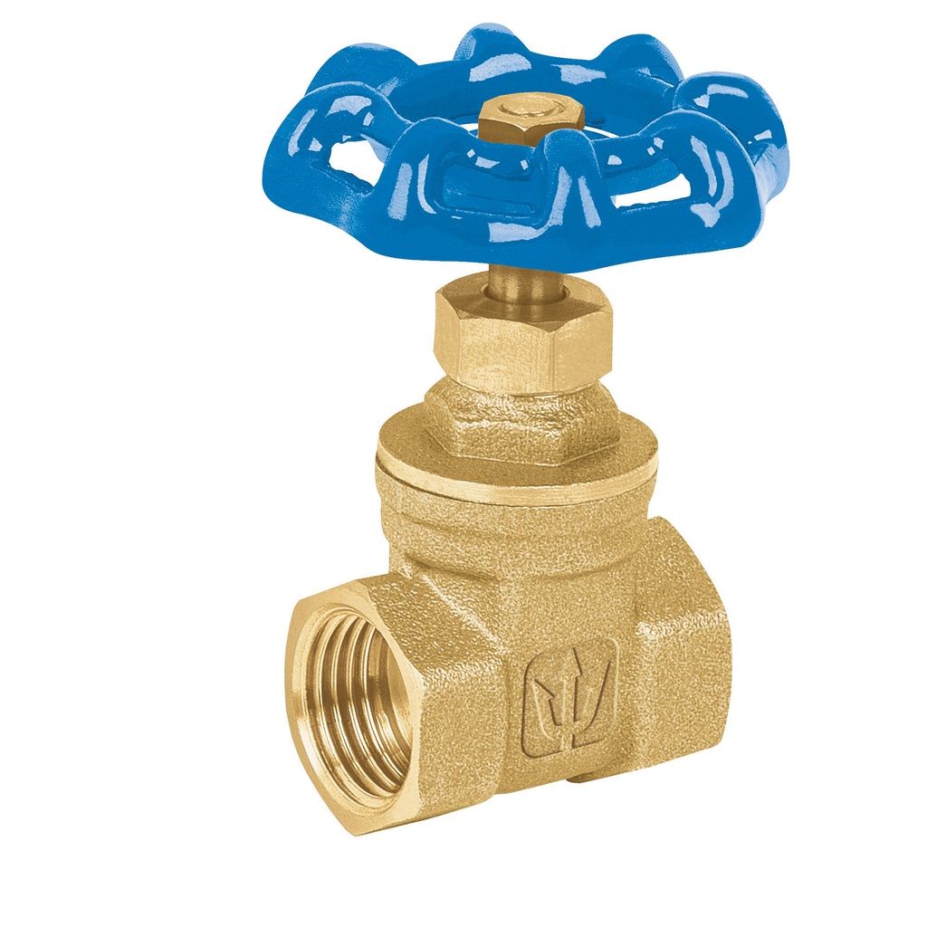 Válvula de compuerta de latón roscable de 1/2', Foset - Pag 536