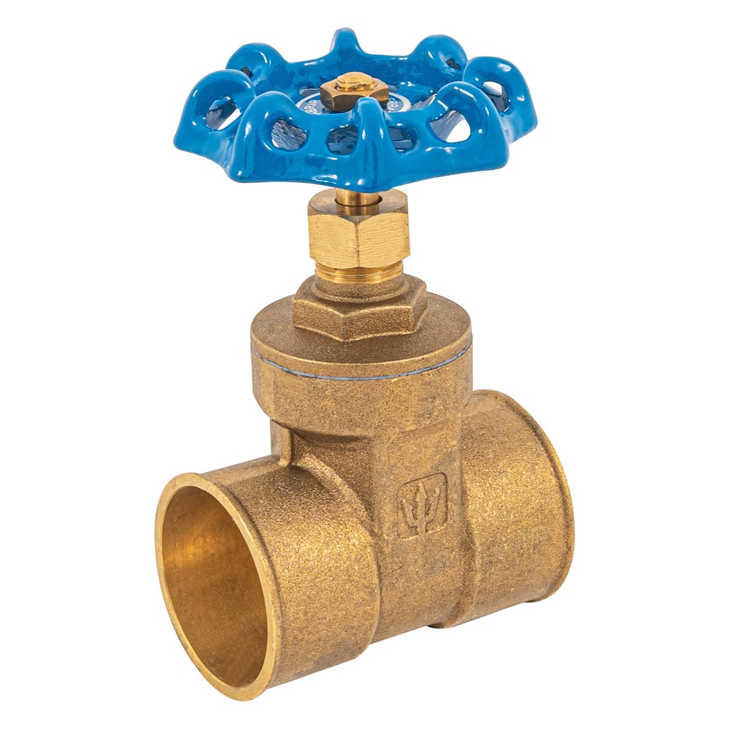 Válvula de compuerta de latón soldable de 1 1/2', Foset - Pag 536
