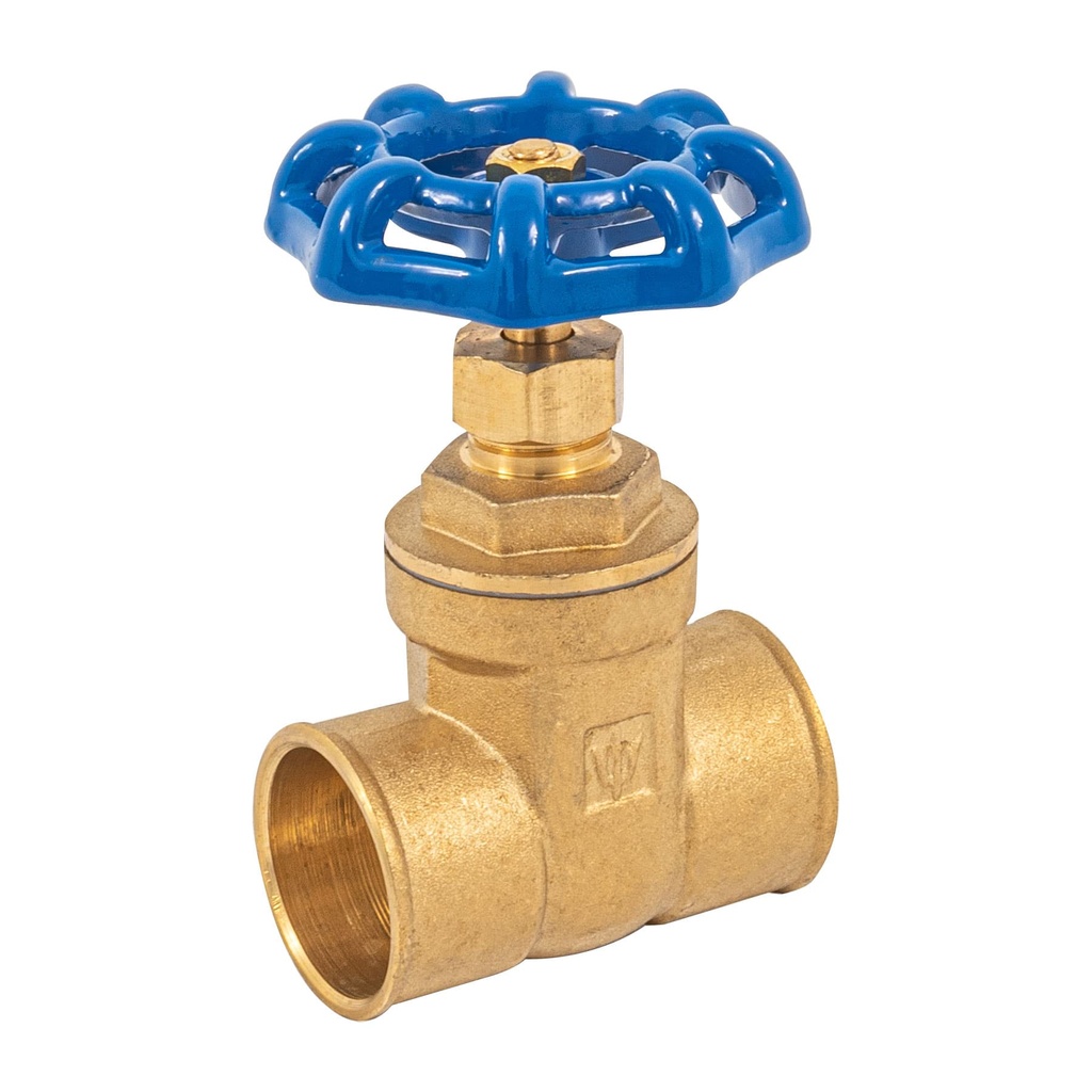 Válvula de compuerta de latón soldable de 1', Foset - Pag 536