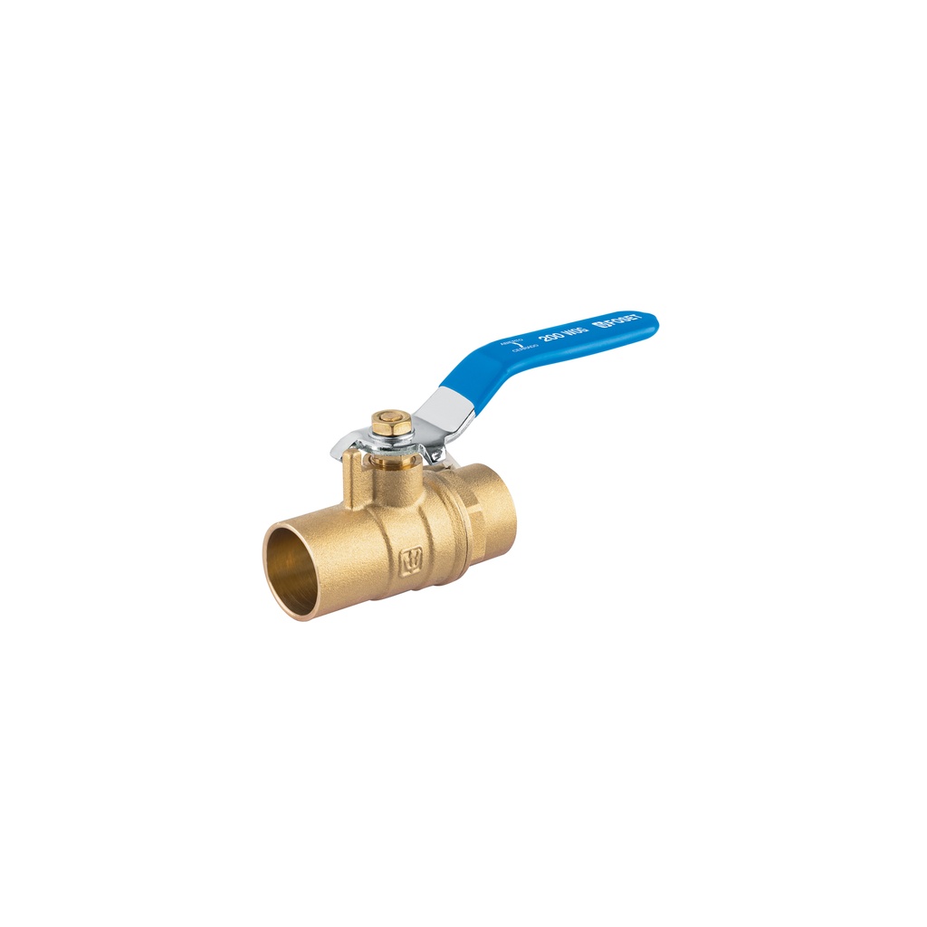 Válvula de esfera de latón, soldable 3/4', Foset - Pag 714
