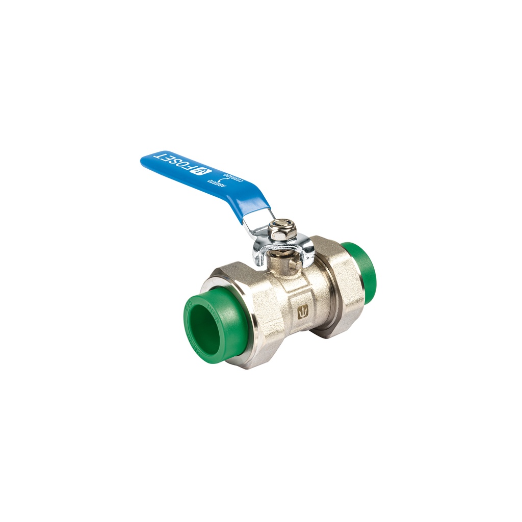 Válvula de esfera desmontable de PPR 3/4', Foset - Pag 528