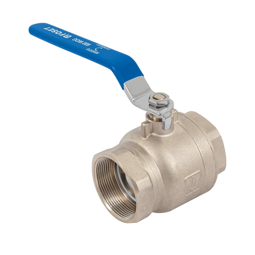 [T49480] Válvula de esfera, de latón, roscable, 2', alta presión