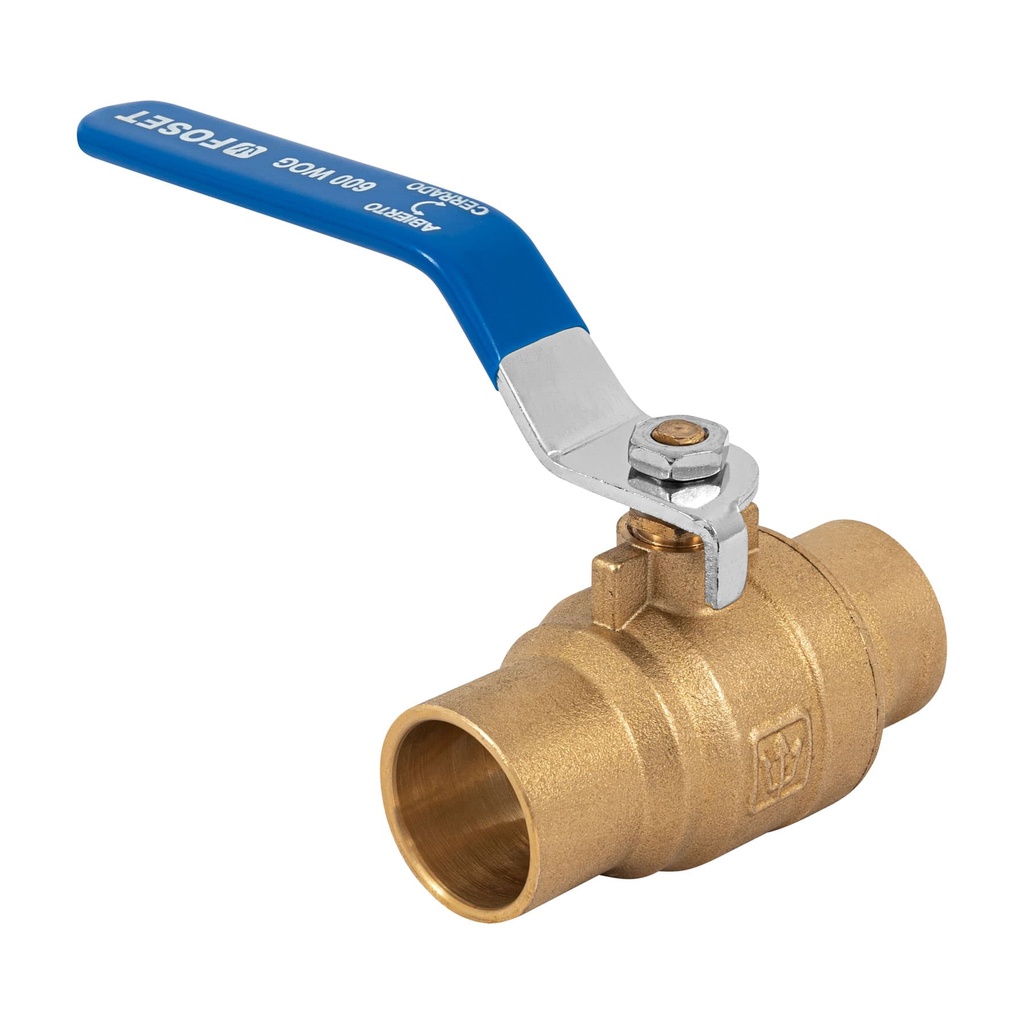 Válvula de esfera, de latón, soldable, 1', alta presión - Pag 536