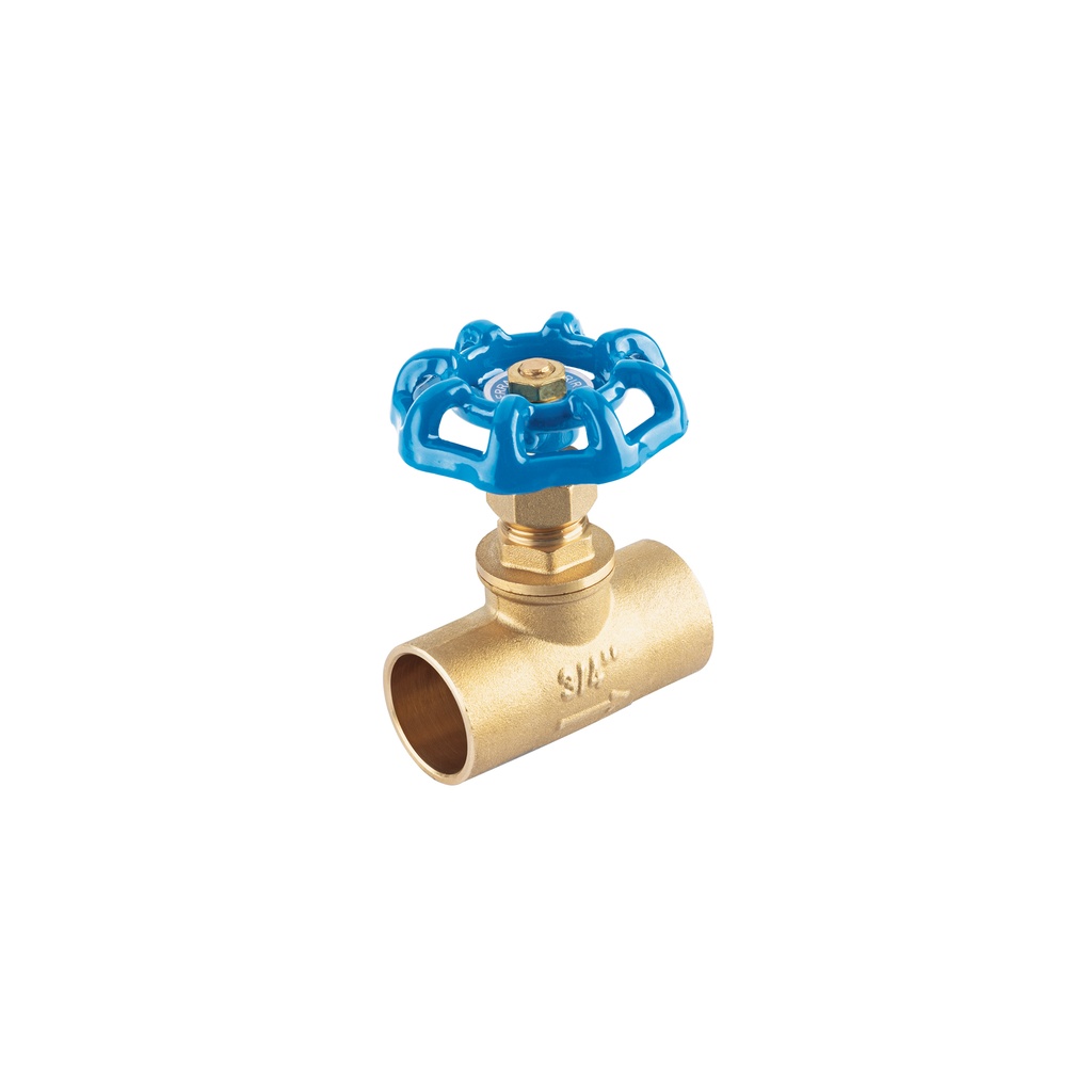 Válvula de globo de latón, soldable de 3/4', Foset - Pag 536