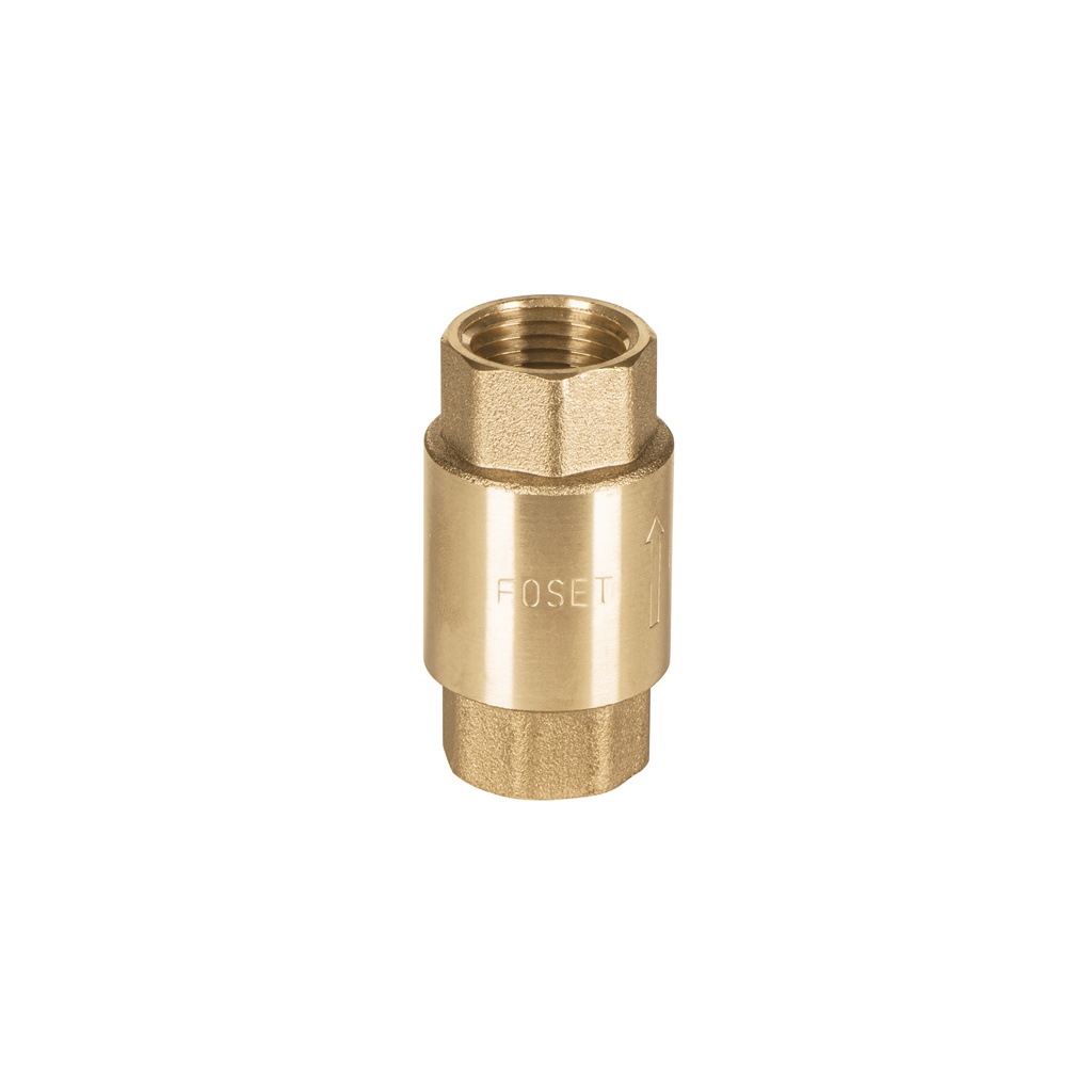 Válvula de retención de latón de 1/2', Foset