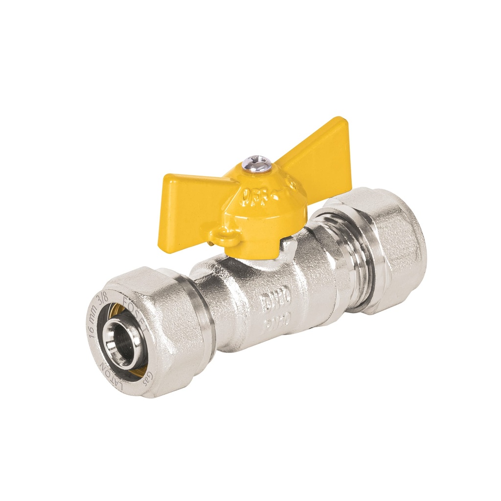 Válvula esfera para PE-AL-PE, 3/8', Foset