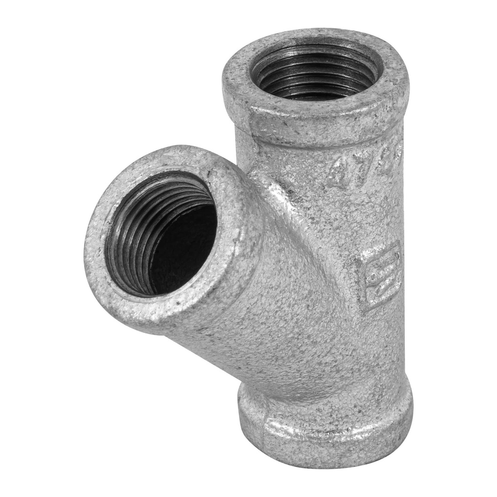 [T47473] Yee sencilla 1/2' acero galvanizado, Foset