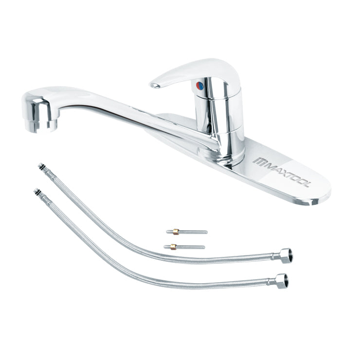 monomando plastico para fregadero