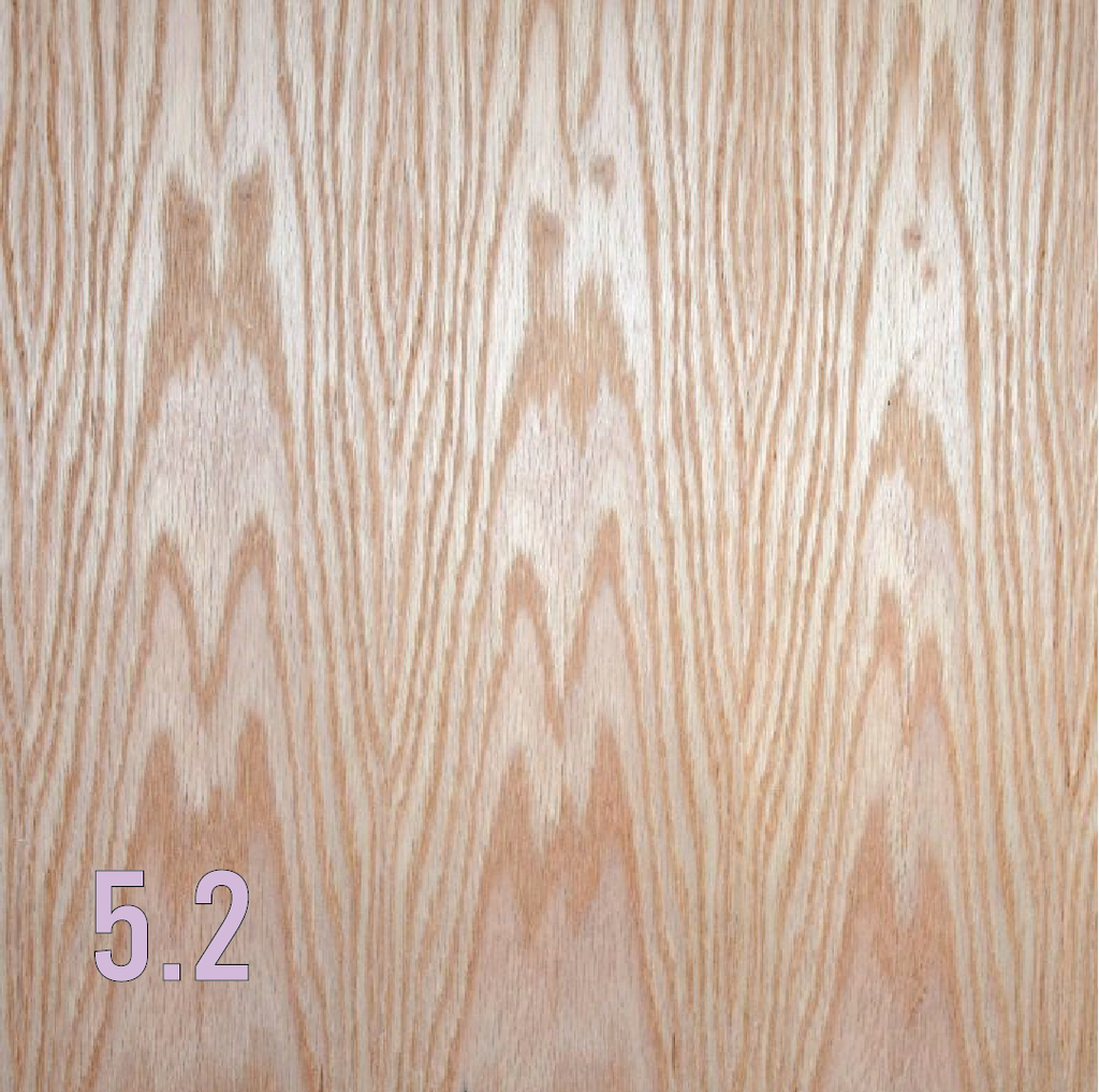 [TRI ENC 5.2] Triplay Encino a 1 Cara de 1.22x2.44mt (5.2mm)