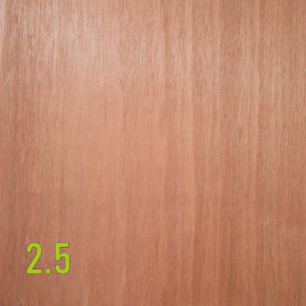 [TRI CAO 2.5] Triplay Caobilla a 1 Cara de 1.22x2.44mt (2.5mm)