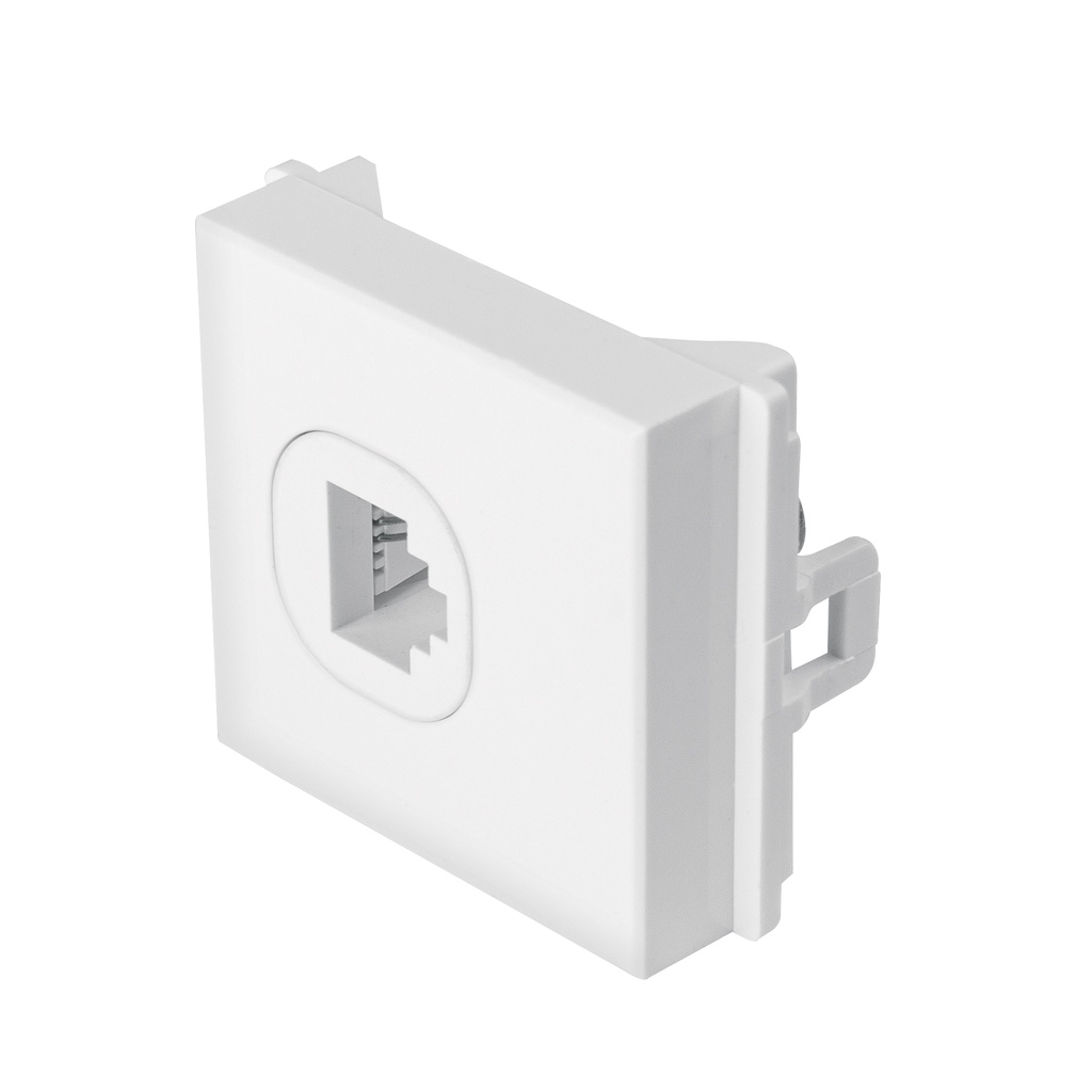 Toma de teléfono de 1.5 módulos, línea Toledo, Basic