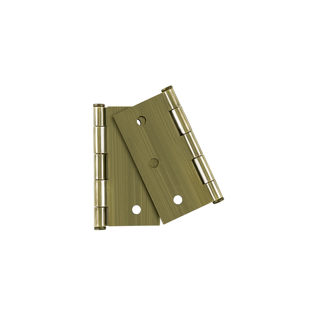 Bolsa con 2 bisagras cuadradas 3',acero laton antiguo, BASIC - Pag 578