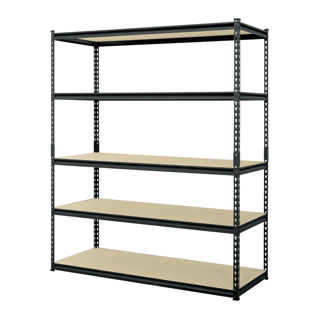 Estante metálico 5 repisas MDP cap. 60 Kg 183x61x152, PRETUL