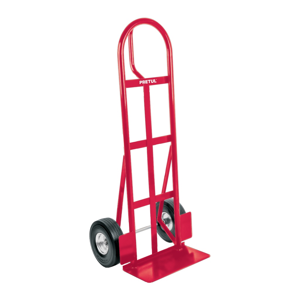 Diablo de carga de 370 kg, ruedas sólidas PU, asa tipo D