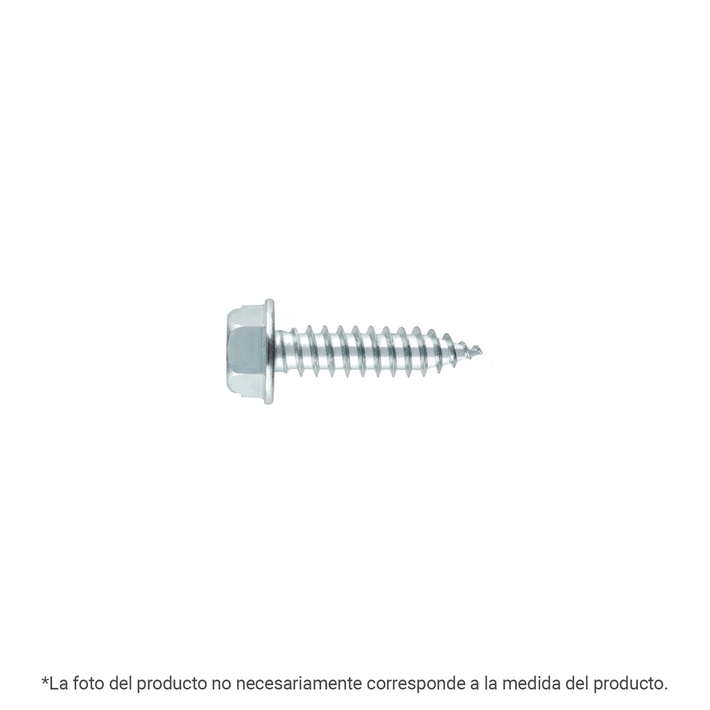 Bolsa con 150 pijas cabeza hexagonal, #10 x 1-1/4', FIERO