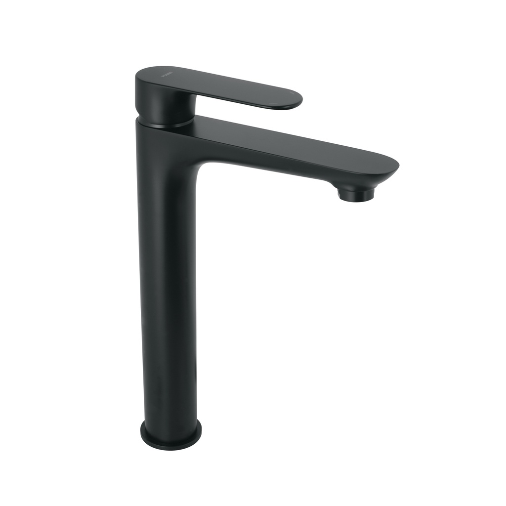 Monomando alto para lavabo, negro, FOSET RIVIERA