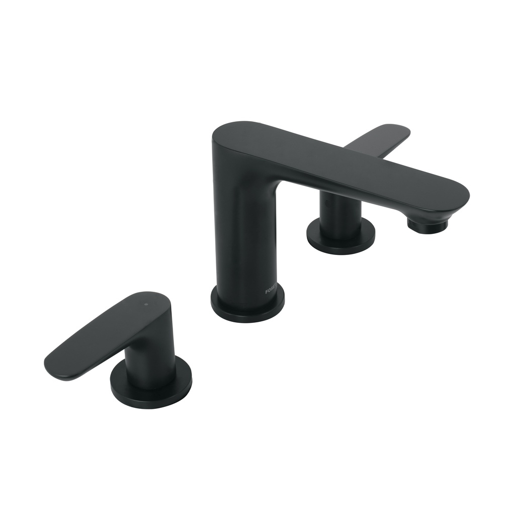 Mezcladora lavabo taladros separados, negro, FOSET RIVIERA