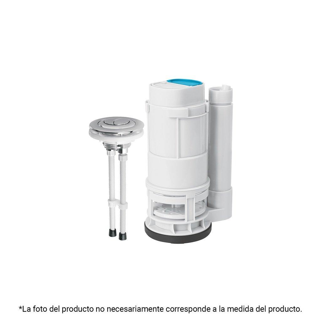 Válvula de descarga dual para OnePiece de 3' con botón