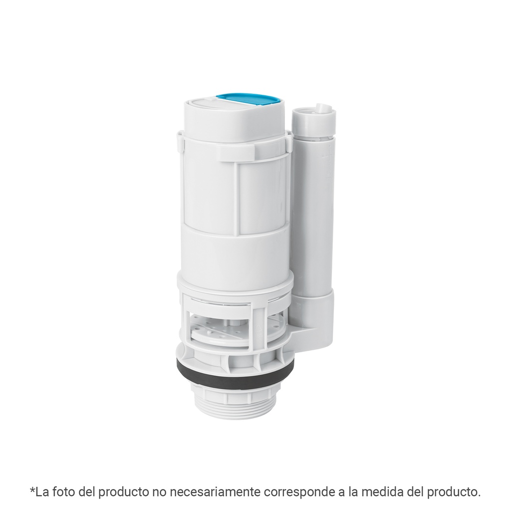 Válvula de descarga dual para WC 3' con empaque y botón