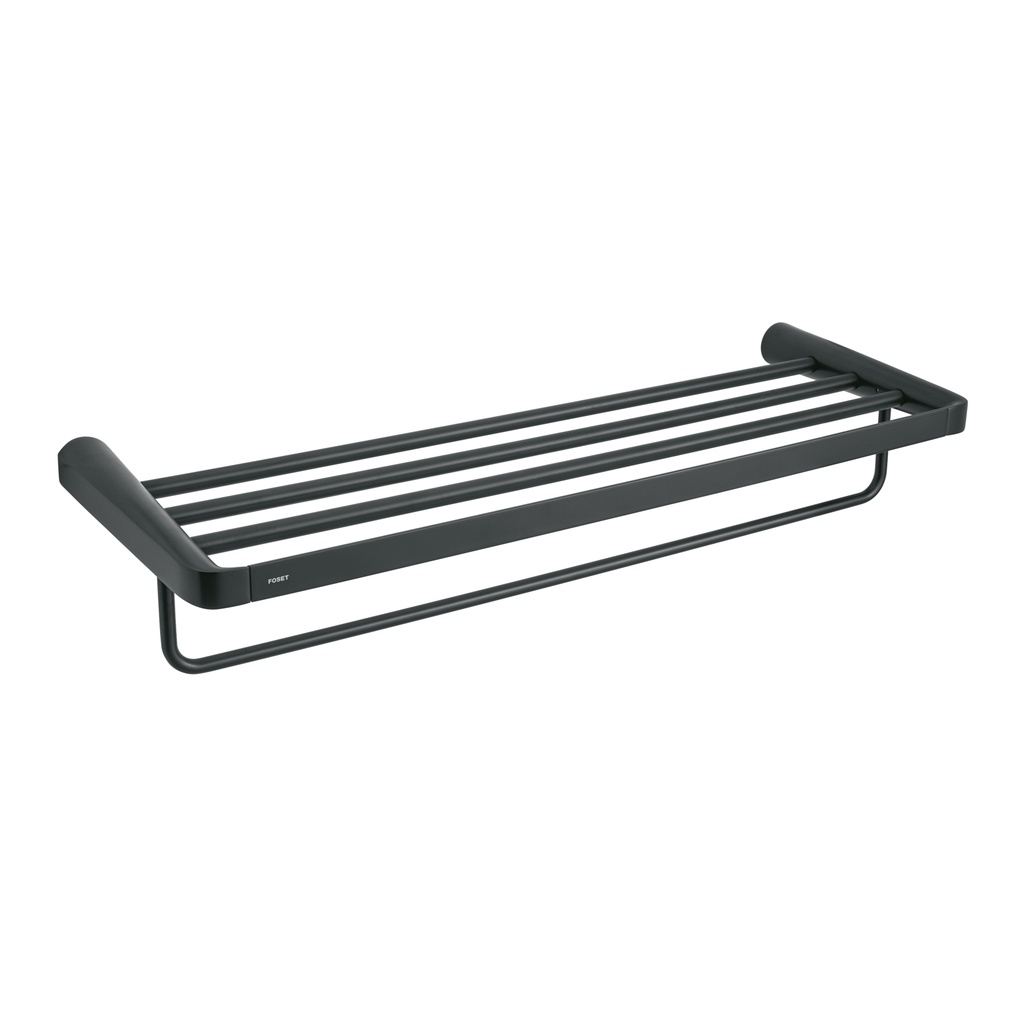 Repisa portatoallas, negro, FOSET RIVIERA - Pag 494