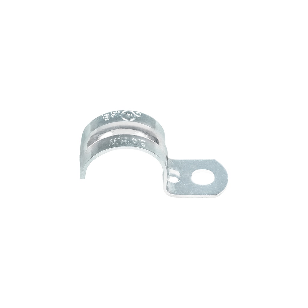 Bolsa c/10 abrazaderas tipo uña 3/4' p/tubo pared gruesa