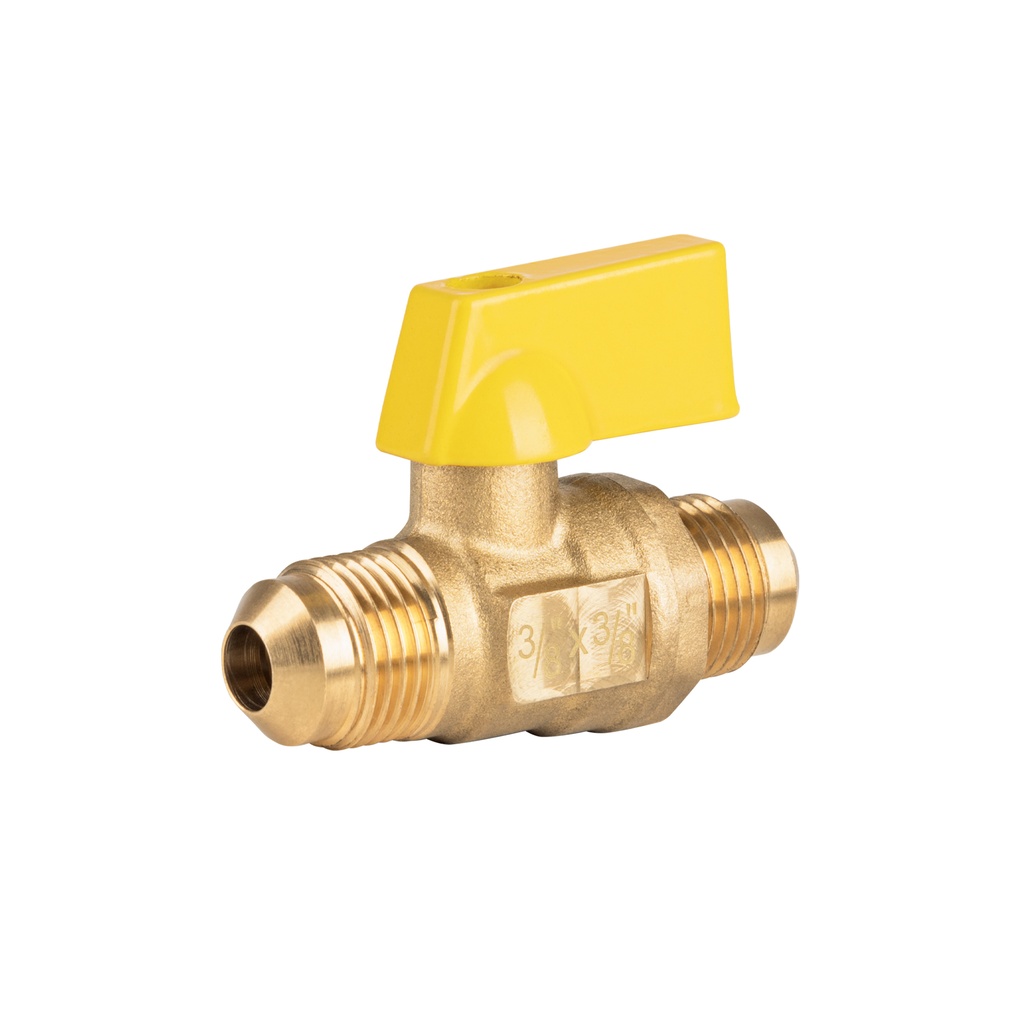 Válvula de control de latón p/gas, 3/8x3/8' Flare, FOSET