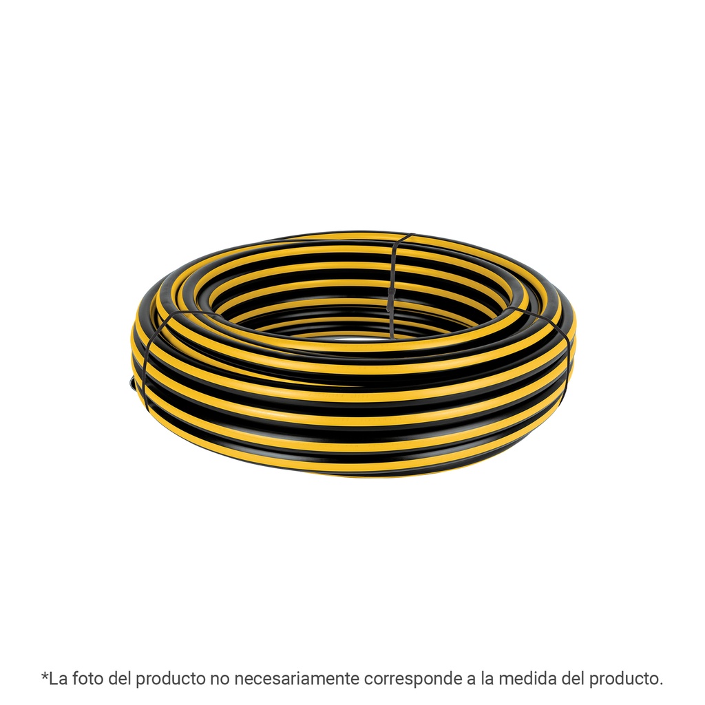 Metro de manguera para gas, 3/4' PE-AL-PE en rollo de 25m