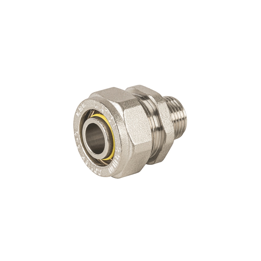 Conector para PEALPE, 1/2x3/8', con rosca macho, Foset
