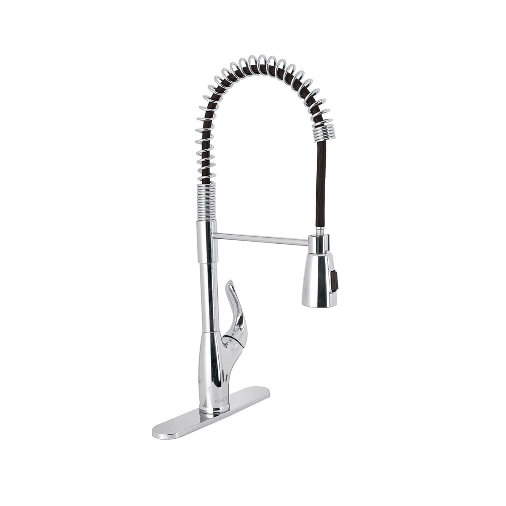 Monomando fregadero cromo, semi profesional, FOSET AERO