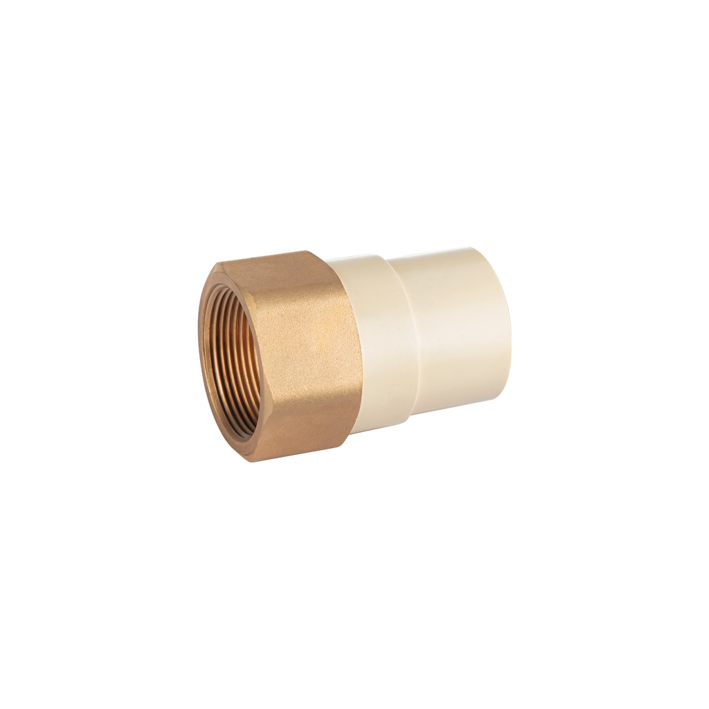 Adaptador CPVC, 1-1/2', hembra inserto metálico-latón, FOSET