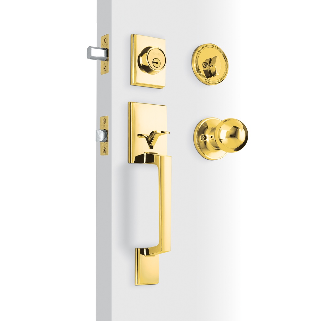 Jaladera y perilla, Porto llave-mariposa, LB, HERMEX - Pag 590