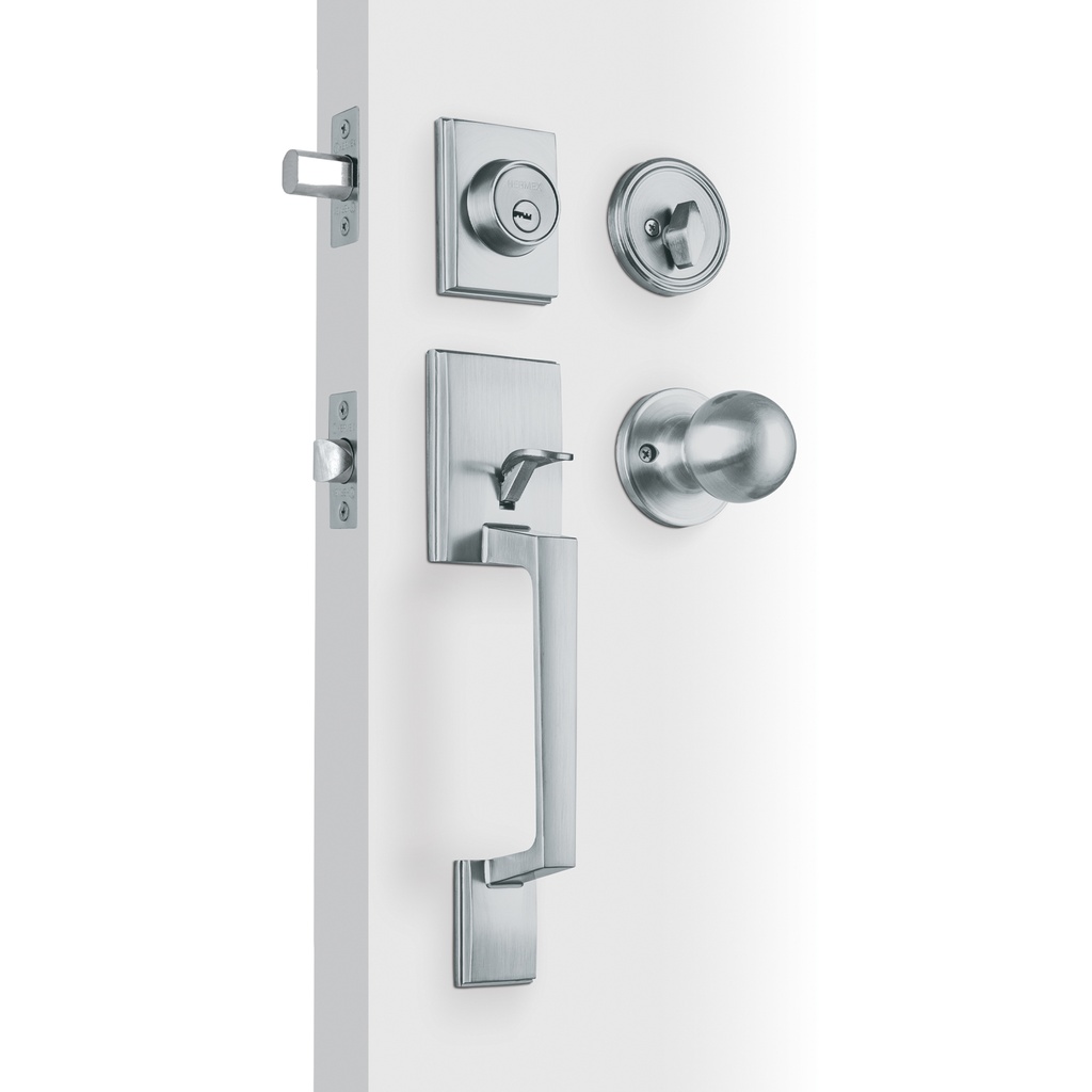 Jaladera y perilla, Porto llave-mariposa, cromo mate, HERMEX - Pag 590