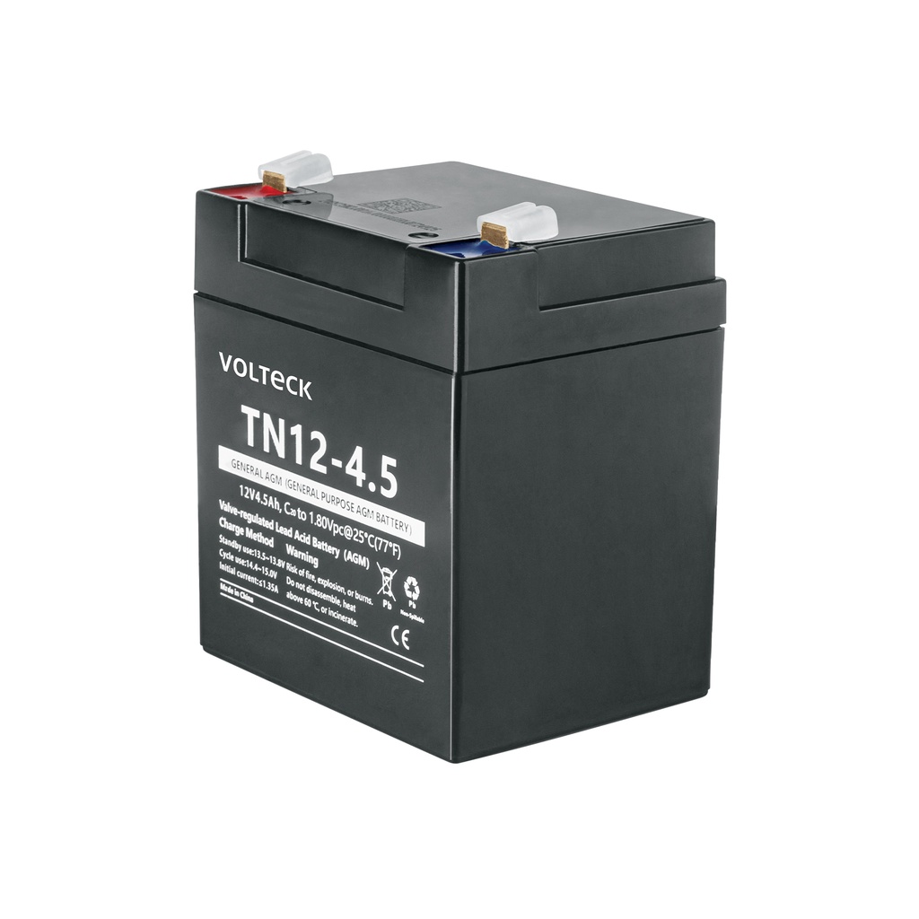 Batería sellada de ácido-plomo 12 Vcc 4.5 Ah, VOLTECK