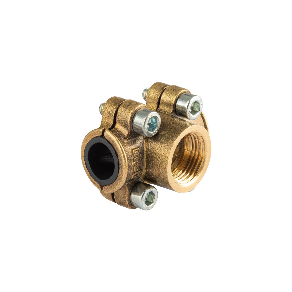 Abrazadera con derivación 1/2x1/2x1/2', FOSET