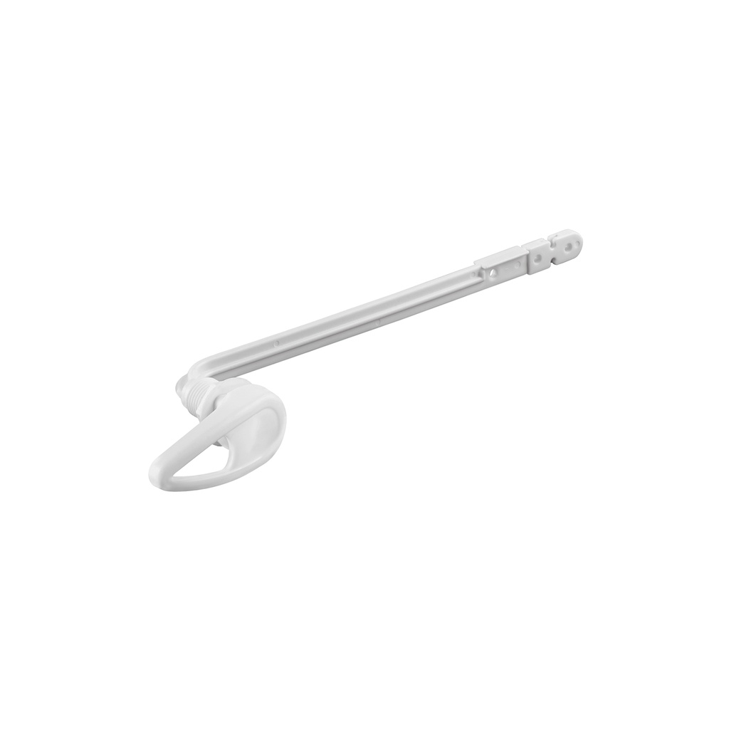 Palanca frontal plástica blanca para WC, FOSET