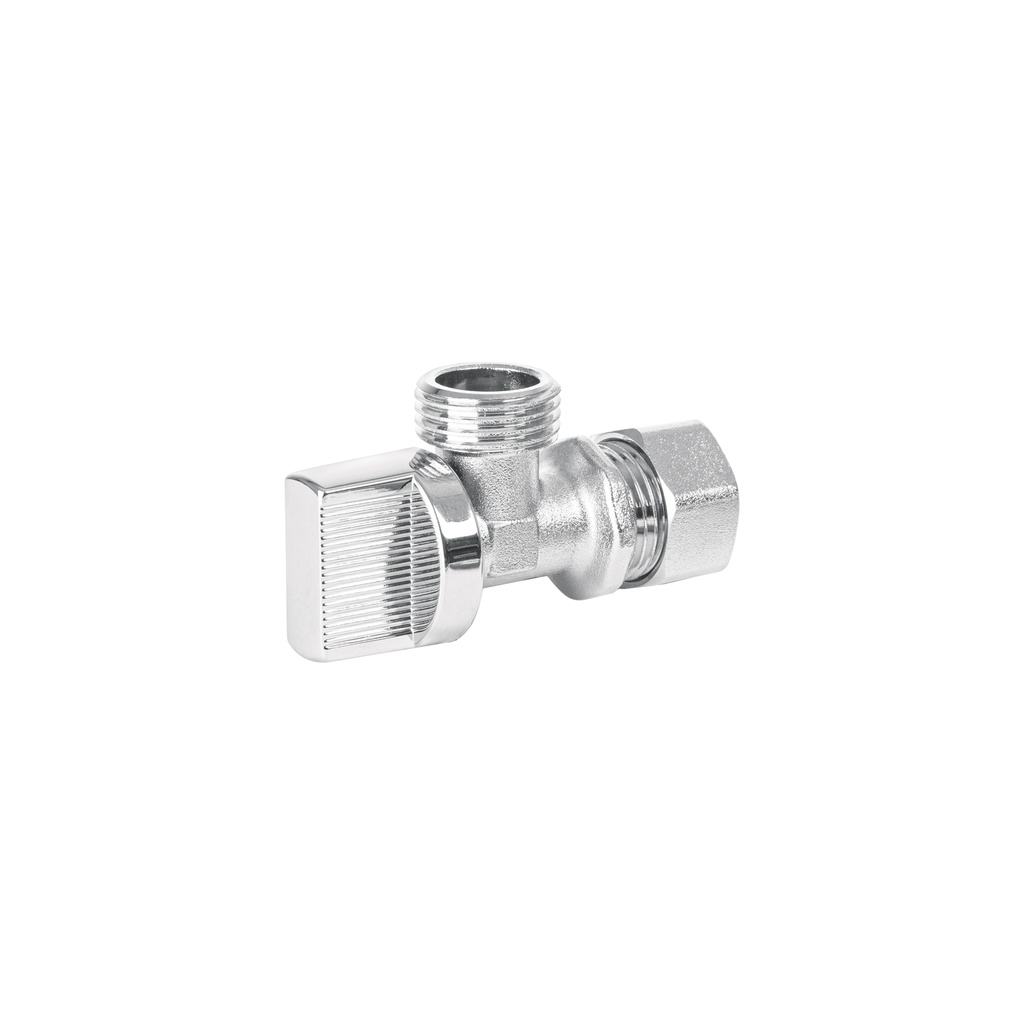 Llave angular de 1/2', 1/4 de vuelta, barrilito, BASIC