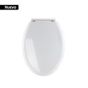 Asiento alargado para one piece, cierre lento, blanco, AQUA