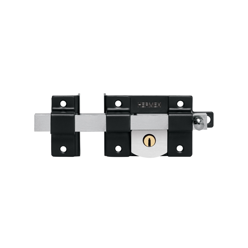 Cerradura de barra libre, izquierda, negra HERMEX - Pag 592